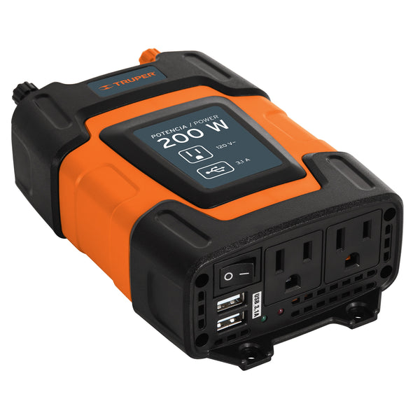 Inversor de Corriente con Puerto USB 200 W