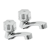 Juego de 2 Llaves Plásticas para Lavabo con Maneral Tipo Hexagonal
