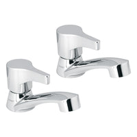 Juego de 2 Llaves Plásticas para Lavabo con Maneral Tipo Palanca