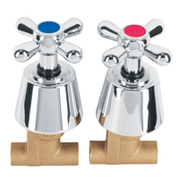 Juego de 2 Llaves para Empotrar Manerales Tipo Cruceta Disponible Soldables y Roscables (Modelo a Elegir)
