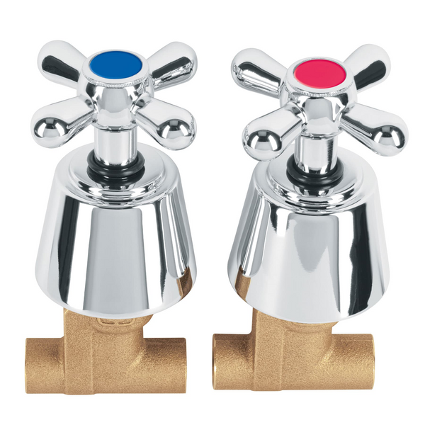 Juego de 2 Llaves para Empotrar Manerales Tipo Cruceta Disponible Soldables y Roscables (Modelo a Elegir)