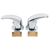 Juego de 2 Llaves para Empotrar Manerales Tipo Palanca Disponibles Roscables y Soldables (Modelo a Elegir)