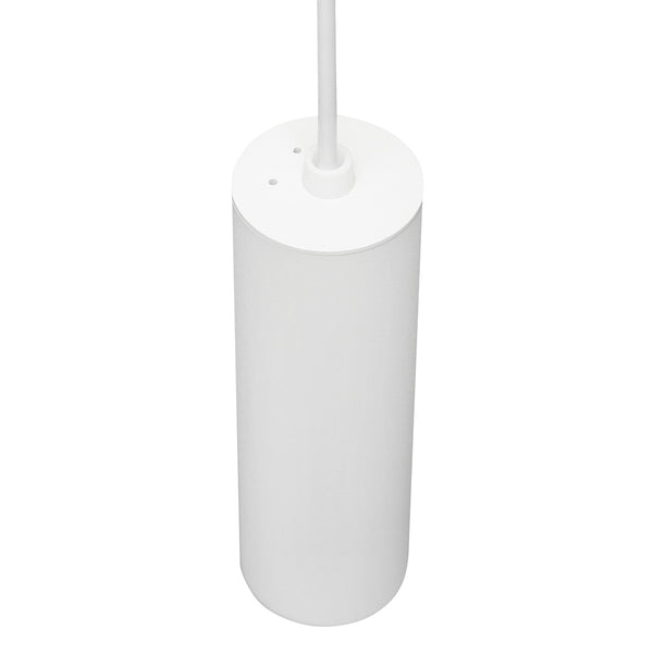Lampara Colgante de Cilindro en Color Blanca Uso Interior