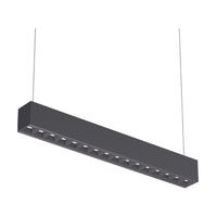 Lampara Colgante Lineal con LED Integrado Disponible en Color Negro y Blanco (Modelo a Elegir)