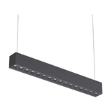Lampara Colgante Lineal con LED Integrado Disponible en Color Negro y Blanco (Modelo a Elegir)
