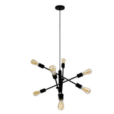 Lámpara Colgante de Acero Uso Interior Disponible en Color Negro y Blanco (Modelo a Elegir)