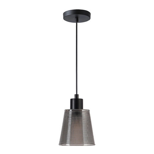 Lámpara Colgante de Cristal en Color Negro Uso Interior