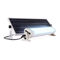 Lampara Solar de 6W con Luz Blanca en Acabado Blanco