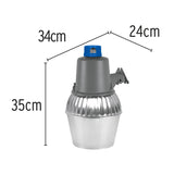 Lampara Suburbana Metálica para 1 Foco