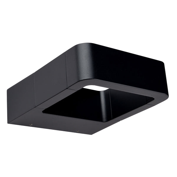 Lampara Tubular con Led Integrado en Color Negro Uso Exterior