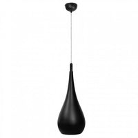 Lampara Colgante Uso Interior en Cromo y Negro (Modelo a Elegir)