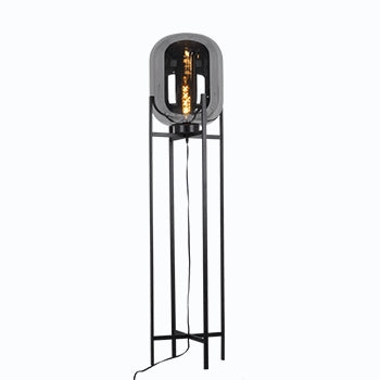 Lampara de Piso Disponible en Color Negro Humo