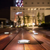 Lampara de Empotrar en Piso en Color Gris con LED Integrado