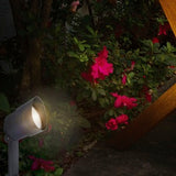 Lampara de Estaca en Color Gris con LED Integrado