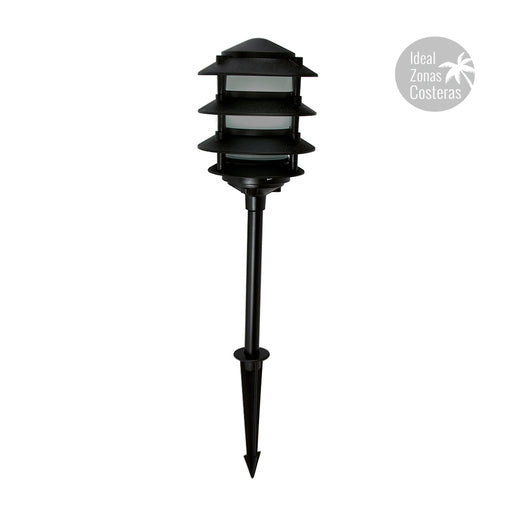 Lampara de Estaca para Jardin en Color Negro