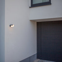 Lampara de Muro Rotativa con Led Integrado en Acabado Gris