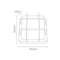 Lampara de Muro en Acero Inoxidable / Cristal Uso Exterior