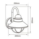 Lampara de Pared Rustica Disponible en Color Negro y Blanco (Modelo a Elegir)