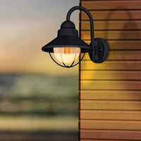 Lampara de Pared Rustica Disponible en Color Negro y Blanco (Modelo a Elegir)