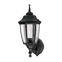 Lampara de Pared Tipo Farol en Acabado Negro