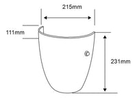 Lampara de Pared en Acabado Cristal Opalino para 1 Foco