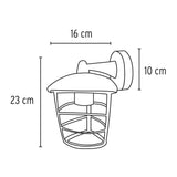 Lampara de Pared tipo Farol Disponible Hacia Abajo y Hacia Arriba (Modelo a Elegir)