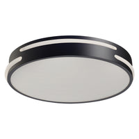 Lampara de Techo Led Integrado Uso Interior en Color Negro