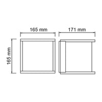 Lámpara de Muro Para Exterior e Interior
