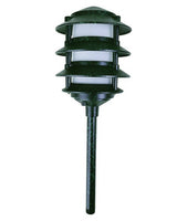 Lamparas de Estaca para Jardín Disponible en Color Café y Verde (Modelo a Elegir)