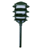 Lamparas de Estaca para Jardín Disponible en Color Café y Verde (Modelo a Elegir)