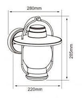 Lampara Tipo Farol Disponible en Color Negro y Blanco (Modelo a Elegir)