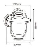 Lampara Tipo Farol Disponible en Color Negro y Blanco (Modelo a Elegir)