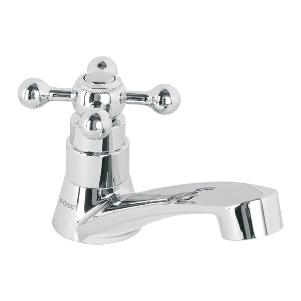 Llave Plástica Individual para Lavabo con Maneral Tipo Cruceta