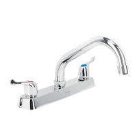 Mezcladoras 8" para Fregadero Manerales Tipo Palanca Disponible en Cuello Curvo, Corto, Tipo Cobra y Largo (Modelo a Elegir)