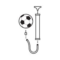 Mini Bomba Manual para Inflar Balones 14.5 psi en Color Amarillo