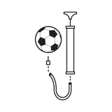 Mini Bomba Manual para Inflar Balones 14.5 psi en Color Amarillo