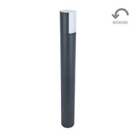 Mini Poste Rotativo con Led Integrado en Color Gris