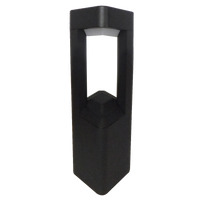 Mini Poste de Sobreponer en Color Negro con LED Integrado