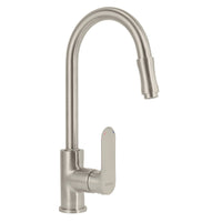 Monomandos para Fregadero Nariz Retractil Disponible en Color Satin y Cromo (Modelo a Elegir)