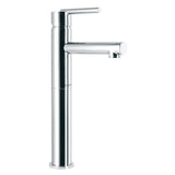 Monomandos para Lavabo Nariz Recta Cuello Largo Disponible en Color Satin y Cromo (Modelo a Elegir)