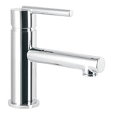 Monomandos para Lavabo Nariz Recta Cuello Corto Disponible en Color Cromo y Satin (Modelo a Elegir)