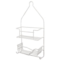 Organizador para Regadera Cubierta Plastica en Color Blanco