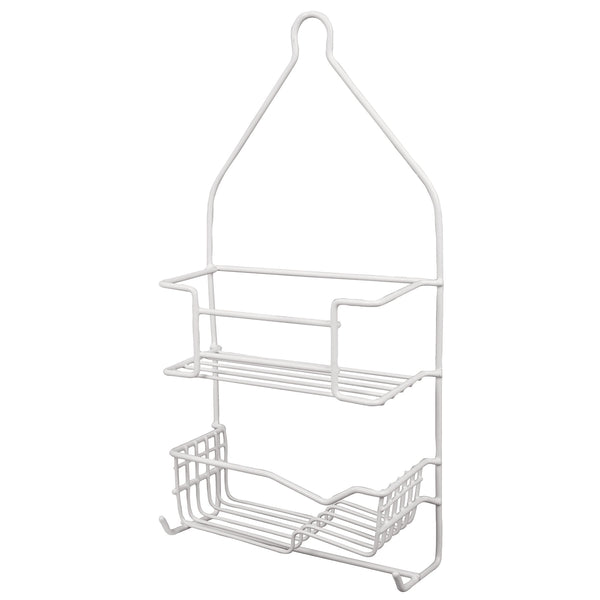 Organizador para Regadera Cubierta Plastica en Color Blanco