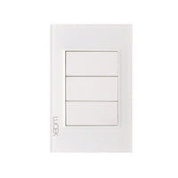 Placa Ciega Disponible en Color Blanco, Marfil, Menta y Negro (Modelo a Elegir)