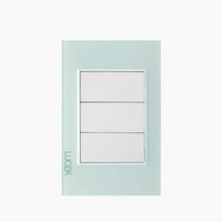 Placa Ciega Disponible en Color Blanco, Marfil, Menta y Negro (Modelo a Elegir)