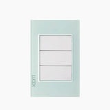 Placa Ciega Disponible en Color Blanco, Marfil, Menta y Negro (Modelo a Elegir)