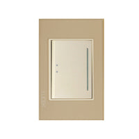 Placa con 1 Interruptor Escalera Disponible en Color Blanco, Marfil, Menta y Negro (Modelo a Elegir)