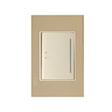 Placa con 1 Interruptor Escalera Disponible en Color Blanco, Marfil, Menta y Negro (Modelo a Elegir)