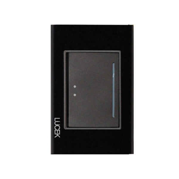 Placa con 1 Interruptor Escalera Disponible en Color Blanco, Marfil, Menta y Negro (Modelo a Elegir)