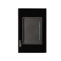 Placa con 1 Interruptor Sencillo Disponible en Color Blanco, Marfil, Menta y Negro (Modelo a Elegir)